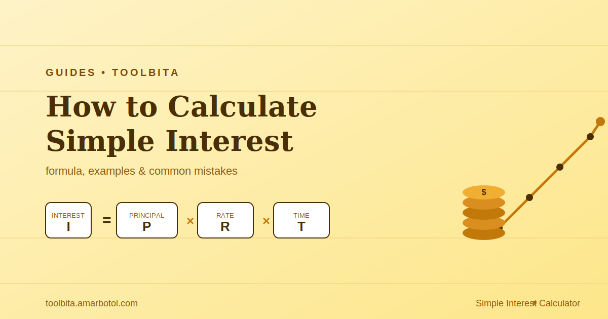 How to Calculate Simple Interest (Formula + Examples)